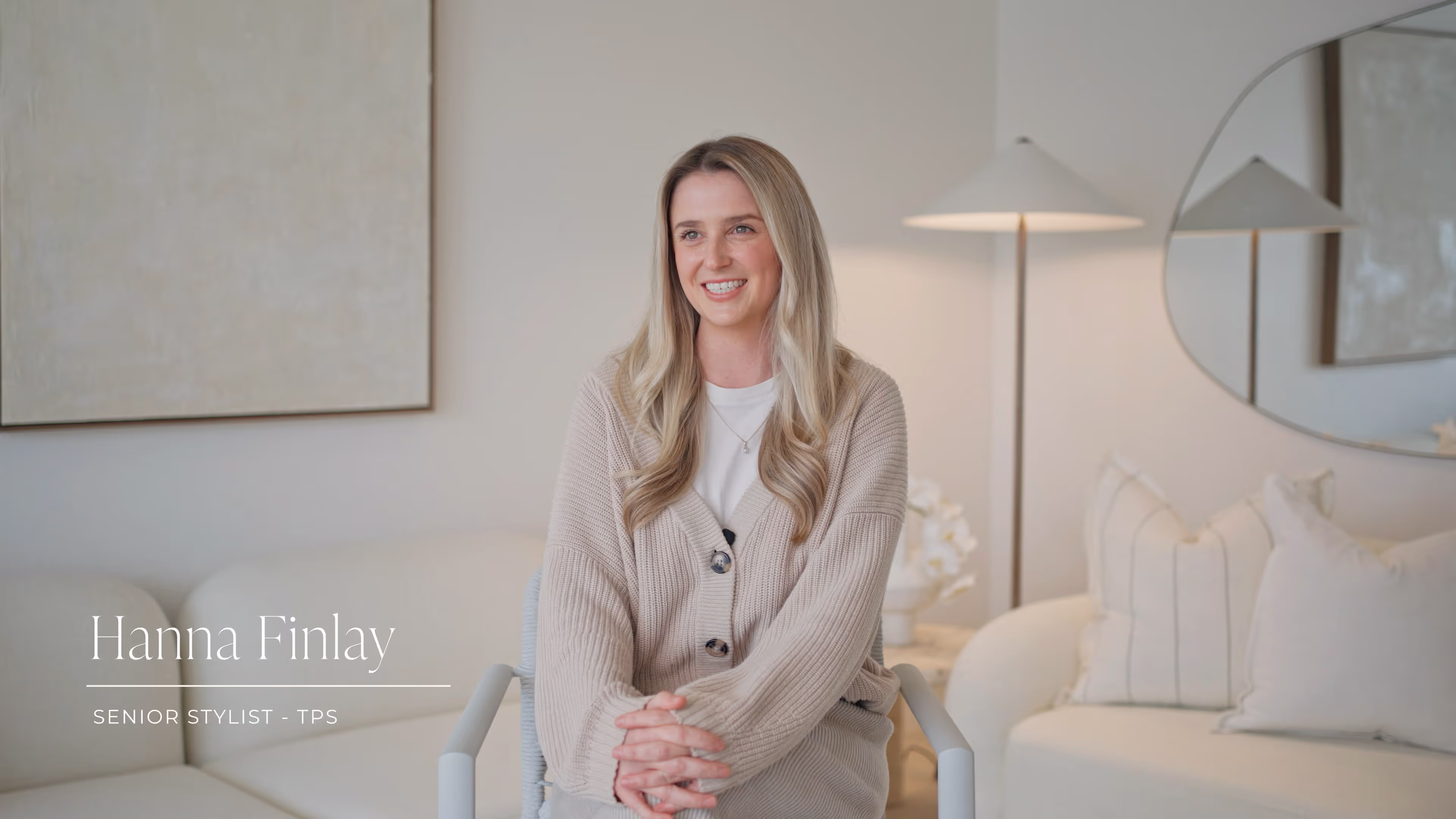 Marketing professional creating content at Halcyon content studio Sydney