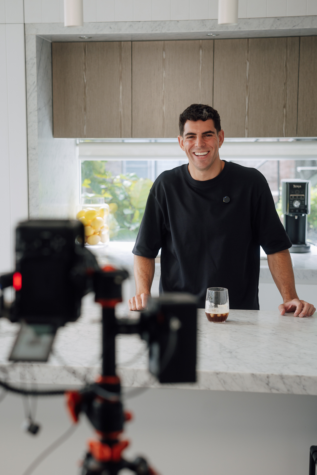 Mortgage broker producing professional video content at Sydney studio