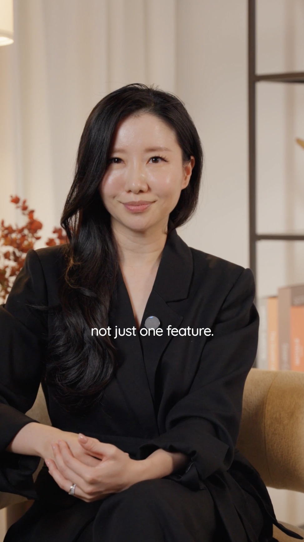 Client filming educational content at Sydney professional studio